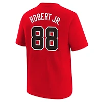 T-shirt Nike Luis Robert Jr. rouge pour jeune, Chicago White Sox Fuse City Connect, nom et numéro