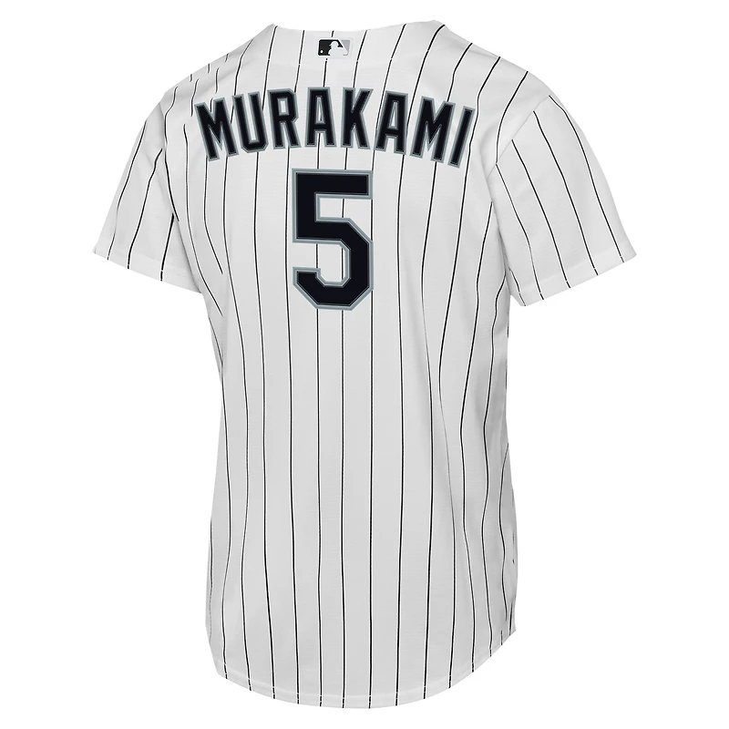 Maillot réplique domicile Nike Munetaka Murakami blanc des White Sox de Chicago pour jeunes