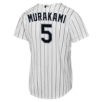 Maillot réplique domicile Nike Munetaka Murakami blanc des White Sox de Chicago pour jeunes