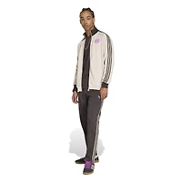 Veste de survêtement zippée adidas Originals kaki pour homme, modèle Chili National Team.