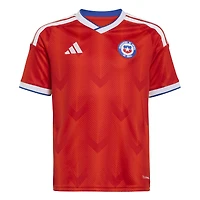 Maillot domicile réplique adidas de l'équipe nationale du Chili rouge pour les jeunes, FIFA x Coupe Monde 2026
