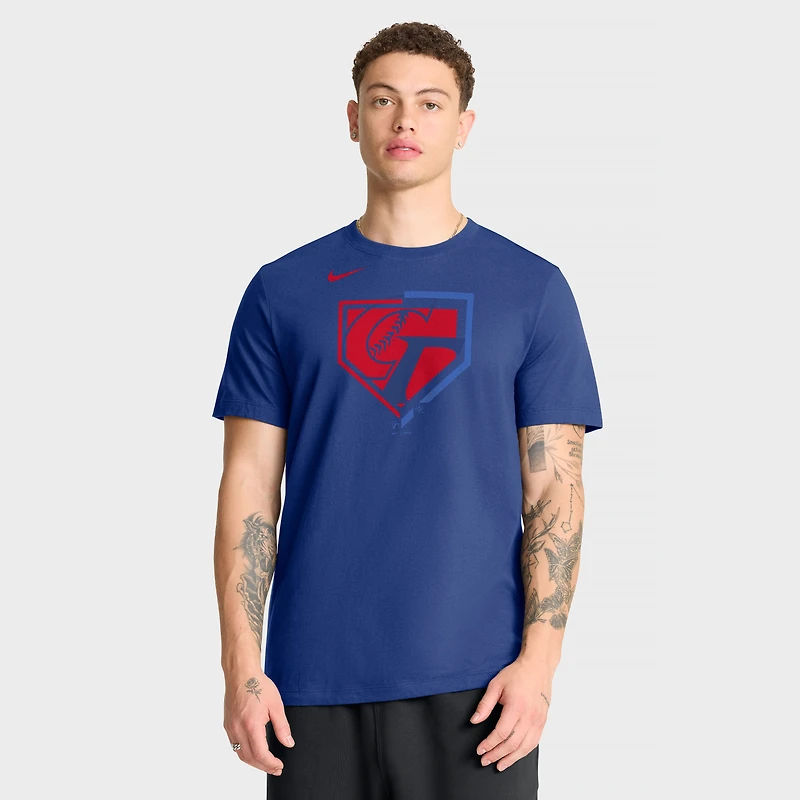T-shirt Nike Royal Chinese Taipei Baseball 2026 World Classic Icon pour homme