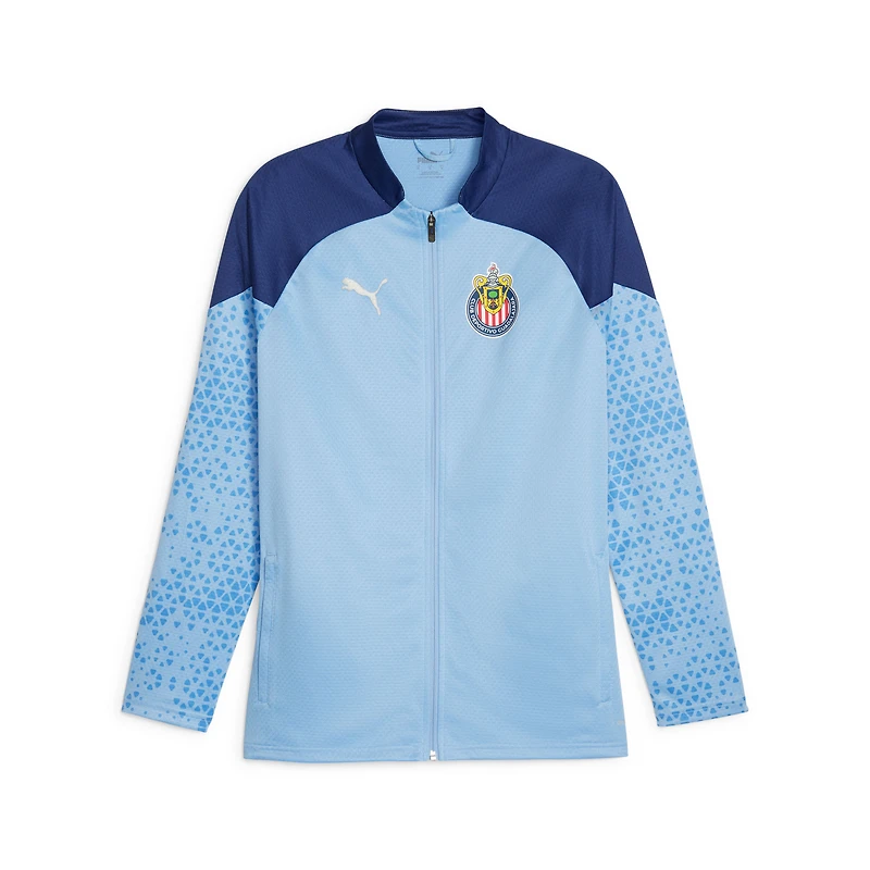 Men's Puma  Light Blue Chivas 2023/24 Full-Zip Training Top