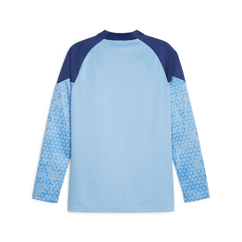 Haut d'entraînement entièrement zippé Puma Chivas 2023/24 bleu clair pour homme