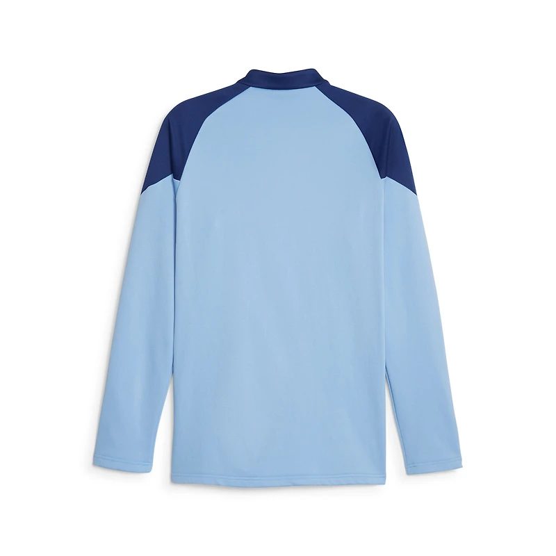 Men's Puma  Light Blue Chivas 2023/24 Quarter-Zip Fleece Top