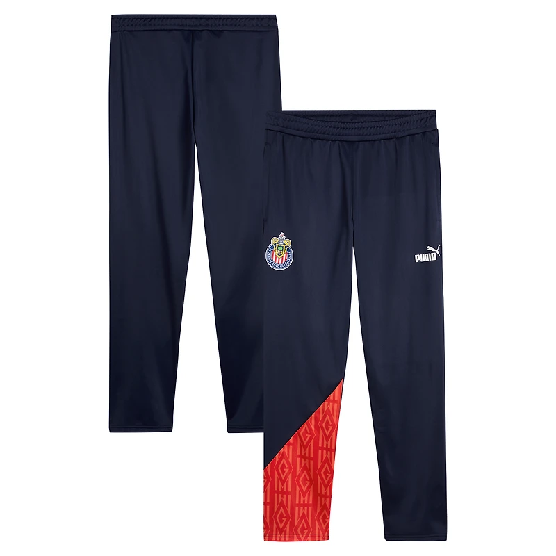 Pantalon de survêtement Puma Chivas 2024/25 ftblCulture dryCELL bleu marine pour homme