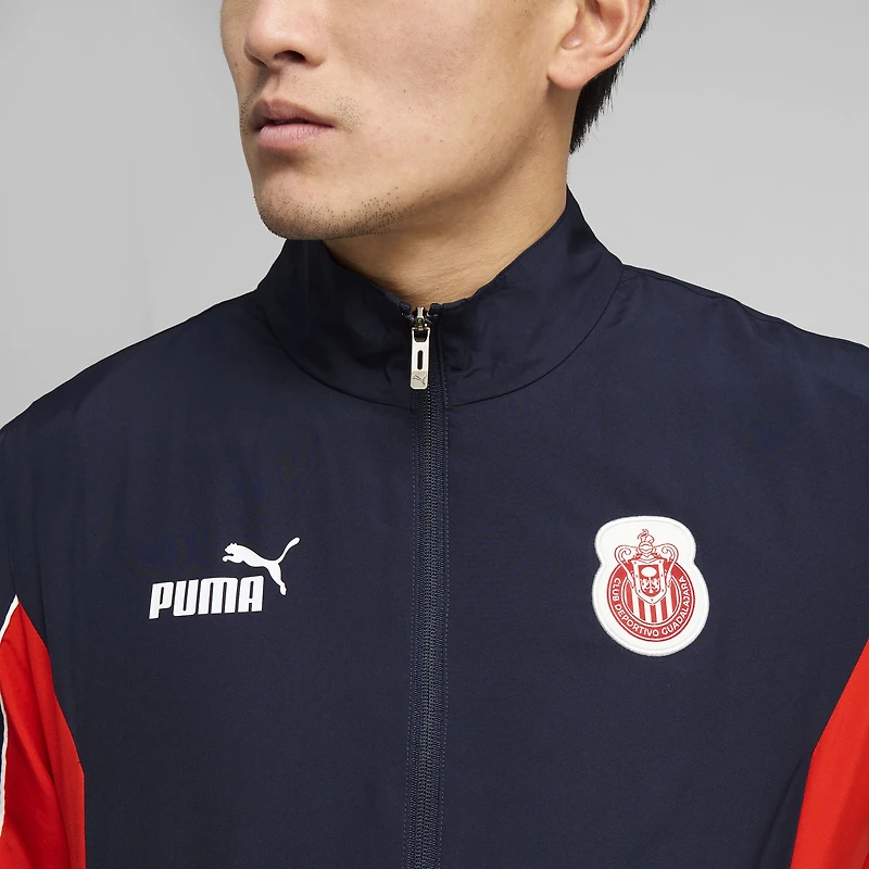 Men's Puma Navy Chivas ftblARCHIVE Full-Zip Jacket