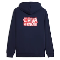 Men's Puma  Navy Chivas ftblCulture Full-Zip Sweat Hoodie