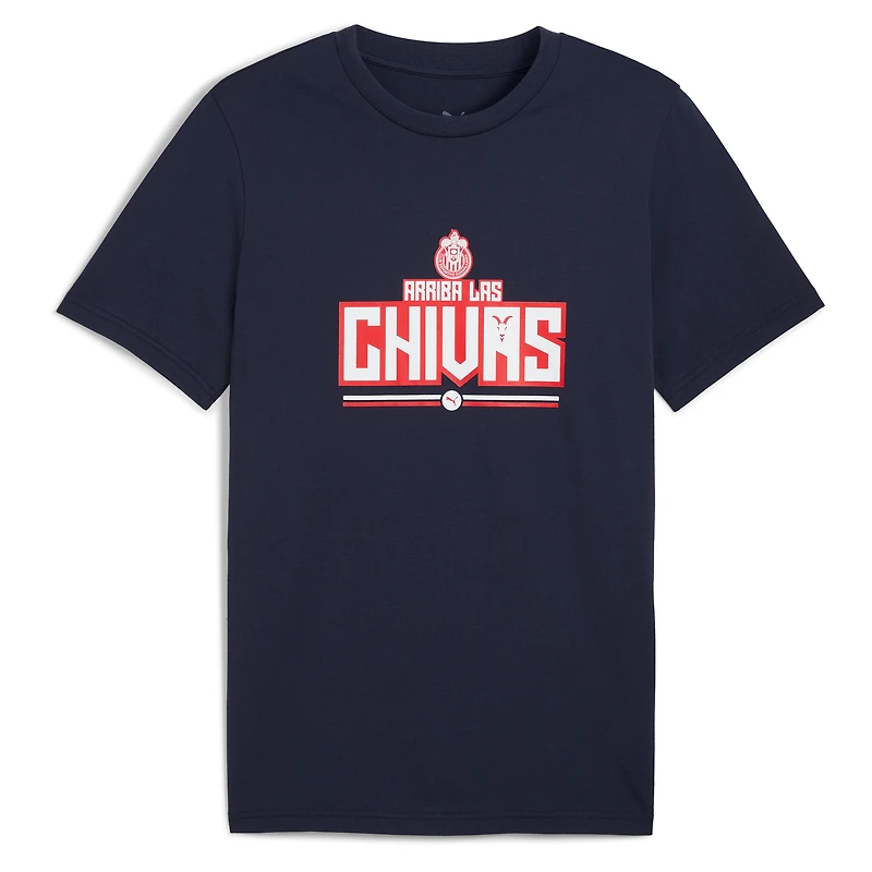 T-shirt Puma Chivas ftblCulture bleu marine pour homme