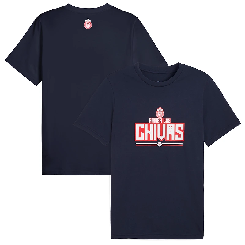 Men's Puma Navy Chivas ftblCulture T-Shirt