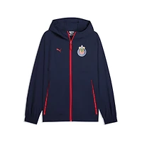 Men's Puma Navy Chivas Woven PUMATECH WindCELL Full-Zip Raglan Jacket