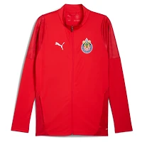 Veste d'entraînement zippée Puma Red Chivas 2025/26 dryCELL pour homme