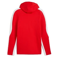 Men's Puma  Red Chivas Evostripe Raglan Full-Zip Hooded Jacket