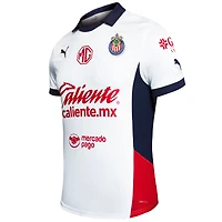Men's Puma White Chivas 2024/25 Away Replica Jersey