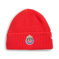 Unisex Puma  Red Chivas Essential Cuffed Knit Hat