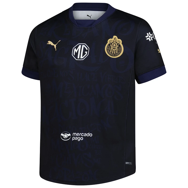 Youth Puma  Navy Chivas 2024/2025 Third Replica Jersey