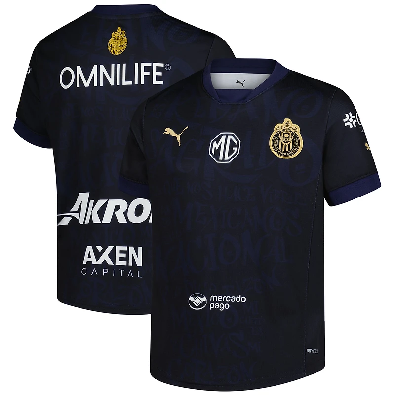 Youth Puma  Navy Chivas 2024/2025 Third Replica Jersey