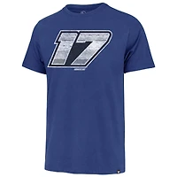 Men's '47  Blue Chris Buescher Driver Number Franklin T-Shirt