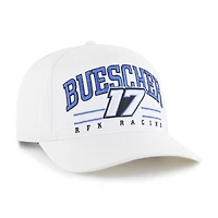 Men's '47  White Chris Buescher  Roscoe Hitch Adjustable Hat