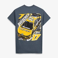 T-shirt homme Classic Ink Charcoal Chris Buescher #17 Fastenal Body Guard