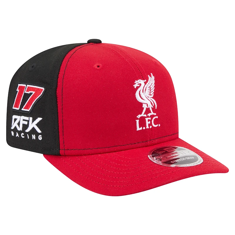 Men's New Era Red Chris Buescher x Liverpool FC 9SEVENTY Adjustable Hat