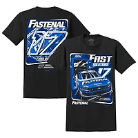 T-shirt noir pour homme RFK Racing Chris Buescher Fastenal Car