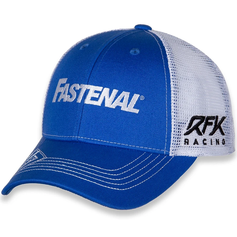 Men's RFK Racing Royal/White Chris Buescher Fastenal Adjustable Hat