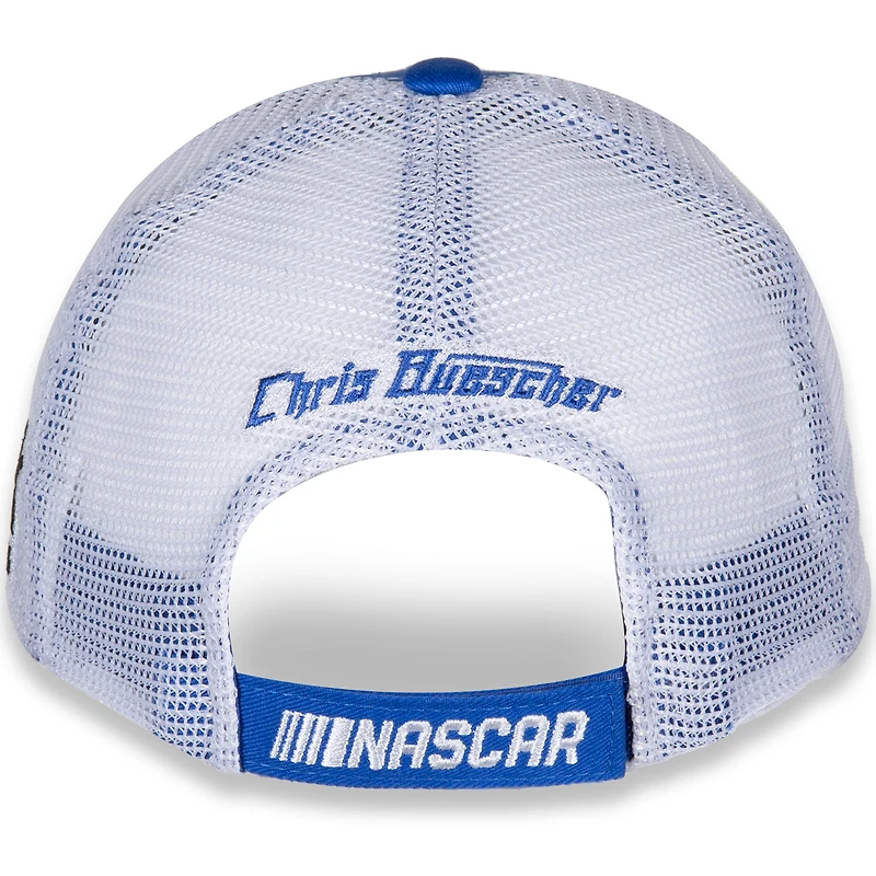 Casquette ajustable RFK Racing Chris Buescher bleu roi/blanc