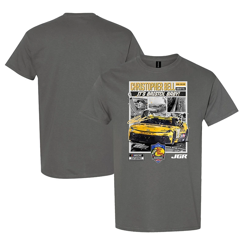 T-shirt homme Damier Sports Charcoal TBD 2025 Bass Pro Shops Night Race Winner