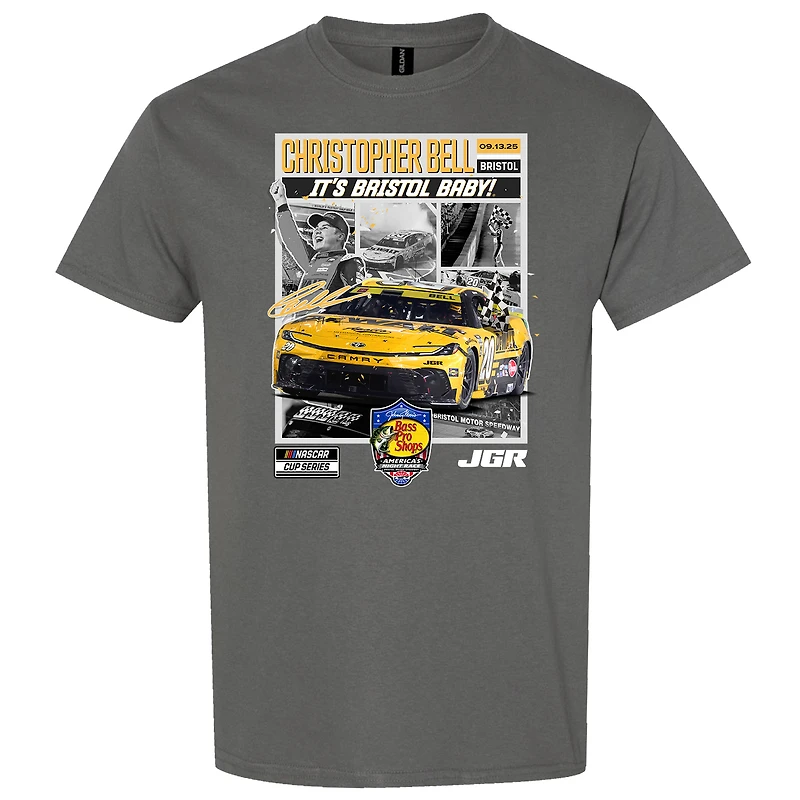 T-shirt homme Damier Sports Charcoal TBD 2025 Bass Pro Shops Night Race Winner