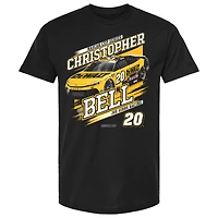 Men's Joe Gibbs Racing Team Collection Black Christopher Bell DEWALT Car T-Shirt