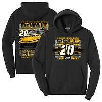 Sweat à capuche pour homme Joe Gibbs Racing Team Collection anthracite Christopher Bell DEWALT