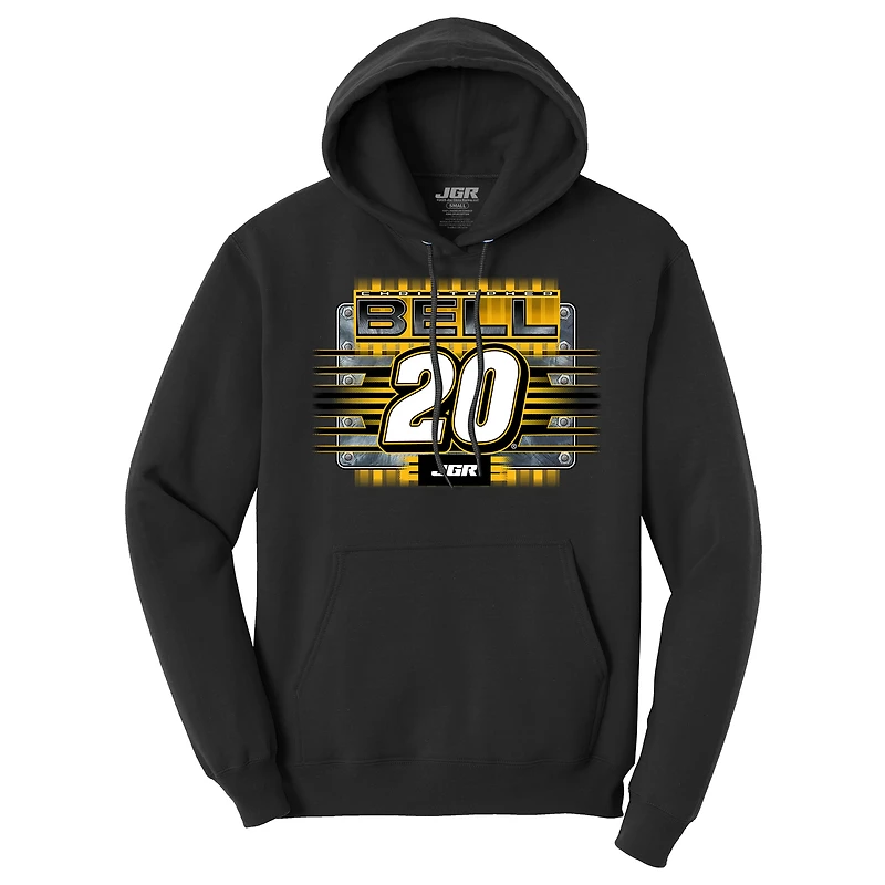 Sweat à capuche pour homme Joe Gibbs Racing Team Collection anthracite Christopher Bell DEWALT