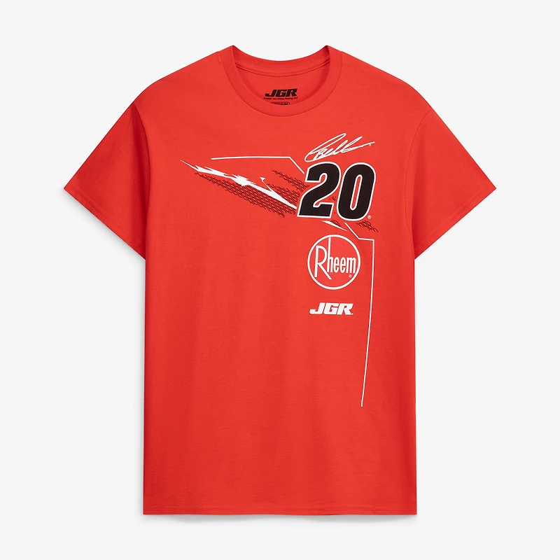 Men's Joe Gibbs Racing Team Collection Red Christopher Bell #20 Rheem T-Shirt