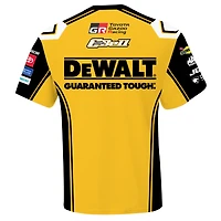 Men's Joe Gibbs Racing Team Collection  Yellow Christopher Bell DeWalt Uniform T-Shirt