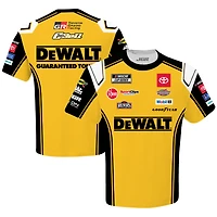 Men's Joe Gibbs Racing Team Collection  Yellow Christopher Bell DeWalt Uniform T-Shirt