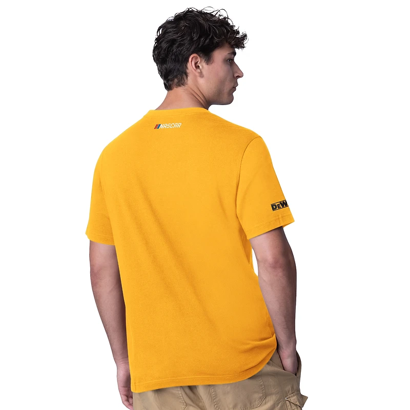 Men's Starter  Yellow Christopher Bell DeWalt All Star Extreme T-Shirt