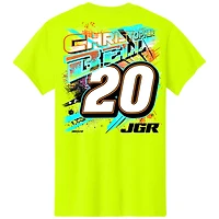 Youth Joe Gibbs Racing Team Collection  Neon Green Christopher Bell Name & Number T-Shirt