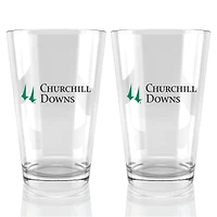Churchill Downs 16oz. Pint Glass Two Pack
