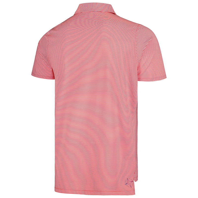 Polo de sport Jimmy B. Draddy Churchill Downs rouge pour hommes