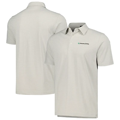 Polo Homme Gris Churchill Downs The Carmel EcoTec Stripe