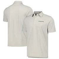Polo Homme Gris Churchill Downs The Carmel EcoTec Stripe