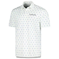 Polo Homme Blanc Churchill Downs The Whichway Imprimé