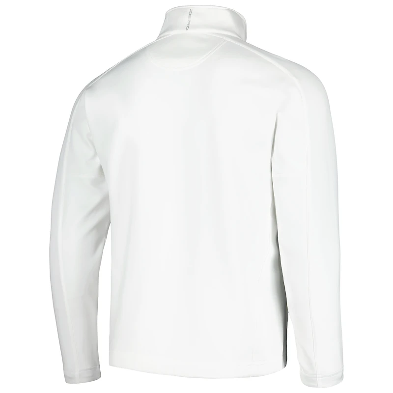 Men's Zero Restriction White Churchill Downs Z500 Quarter-Zip Top