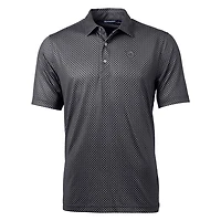 Polo noir Cutter & Buck pour homme, logo de l'équipe des Bearcats Cincinnati, imprimé bannière Pike, grande taille