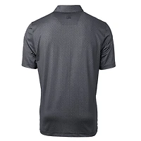 Polo noir Cutter & Buck pour homme, logo de l'équipe des Bearcats Cincinnati, imprimé bannière Pike, grande taille