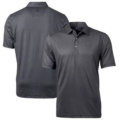 Polo noir Cutter & Buck pour homme, logo de l'équipe des Bearcats Cincinnati, imprimé bannière Pike, grande taille