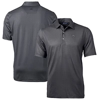 Polo noir Cutter & Buck pour homme, logo de l'équipe des Bearcats Cincinnati, imprimé bannière Pike, grande taille