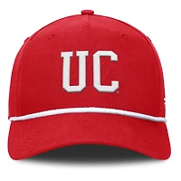 Men's Fanatics Red Cincinnati Bearcats Foul Ball Rope Adjustable Hat