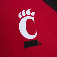 Men's Mitchell & Ness Red Cincinnati Bearcats Legendary Slub Raglan Long Sleeve T-Shirt